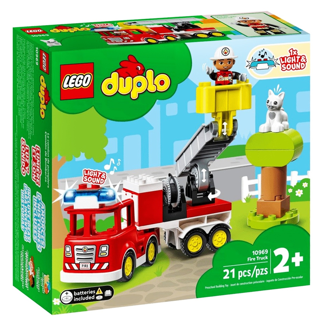 Конструктор LEGO Пожарная машина Дупло Поселок
