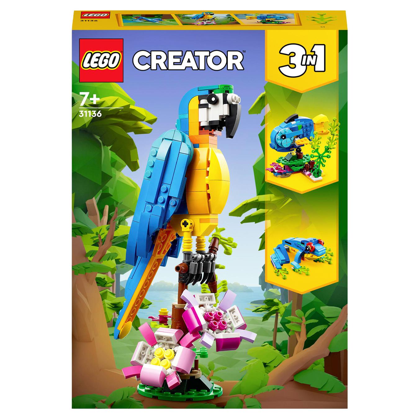 Constructor LEGO Exotic parrot