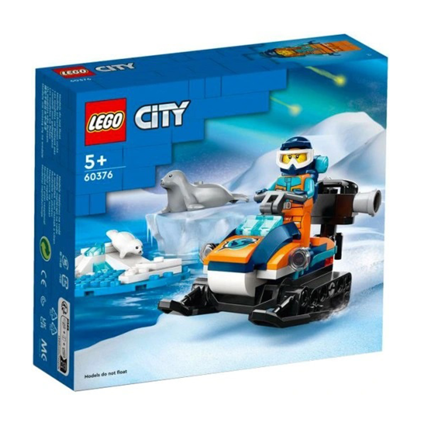 Constructor LEGO Arctic research snowmobile