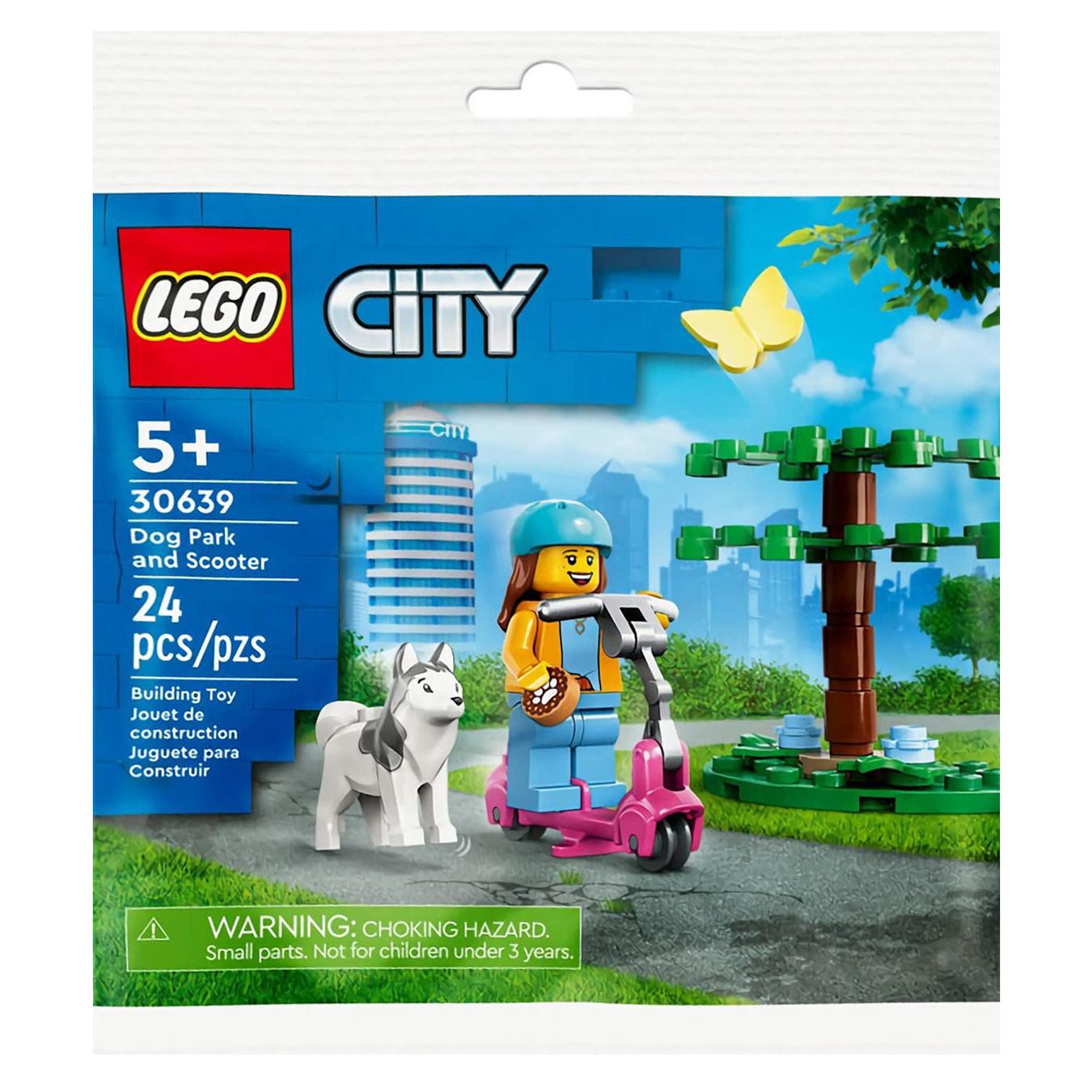 Constructor LEGO Park for dogs and a scooter