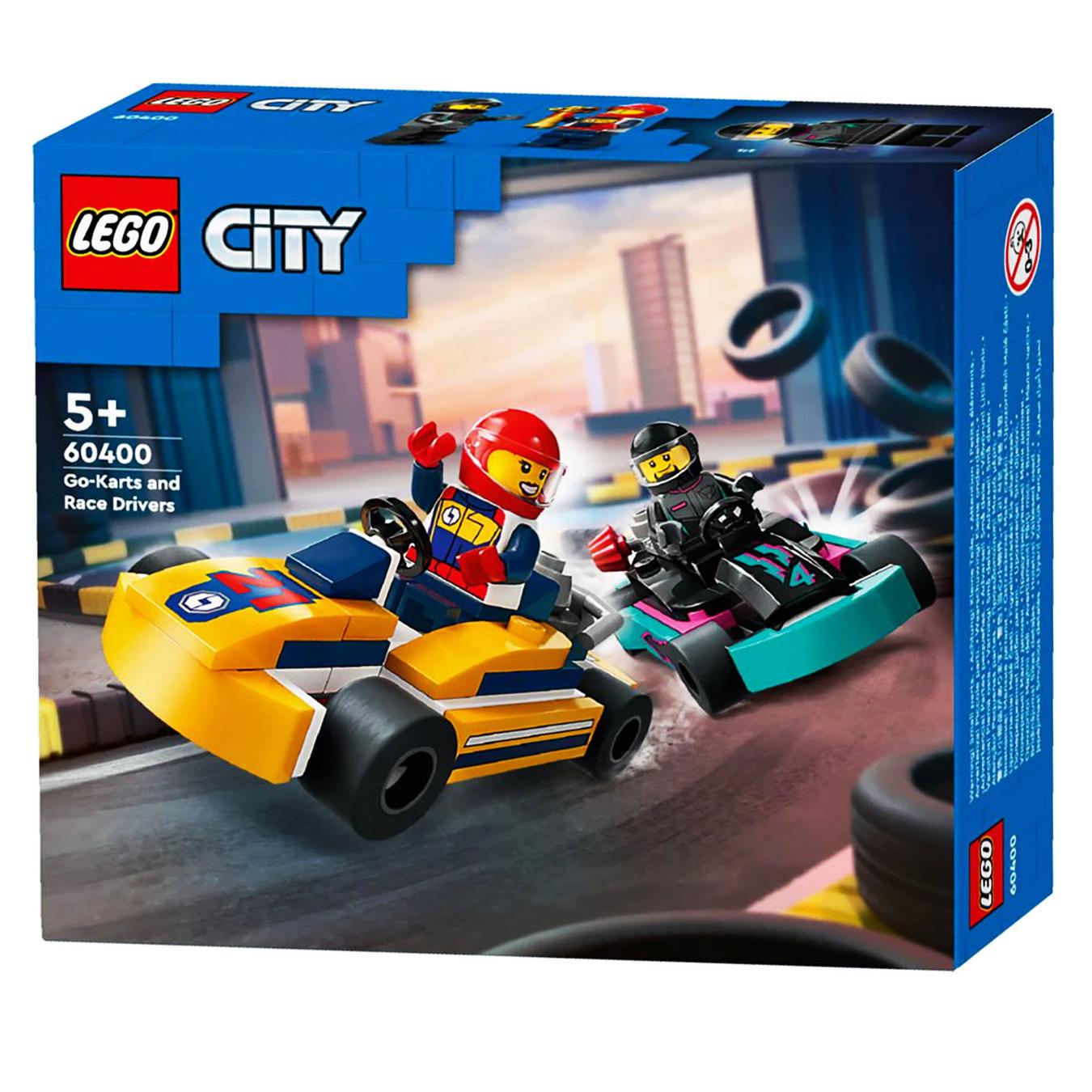 Constructor LEGO City 60400 Karting and racers