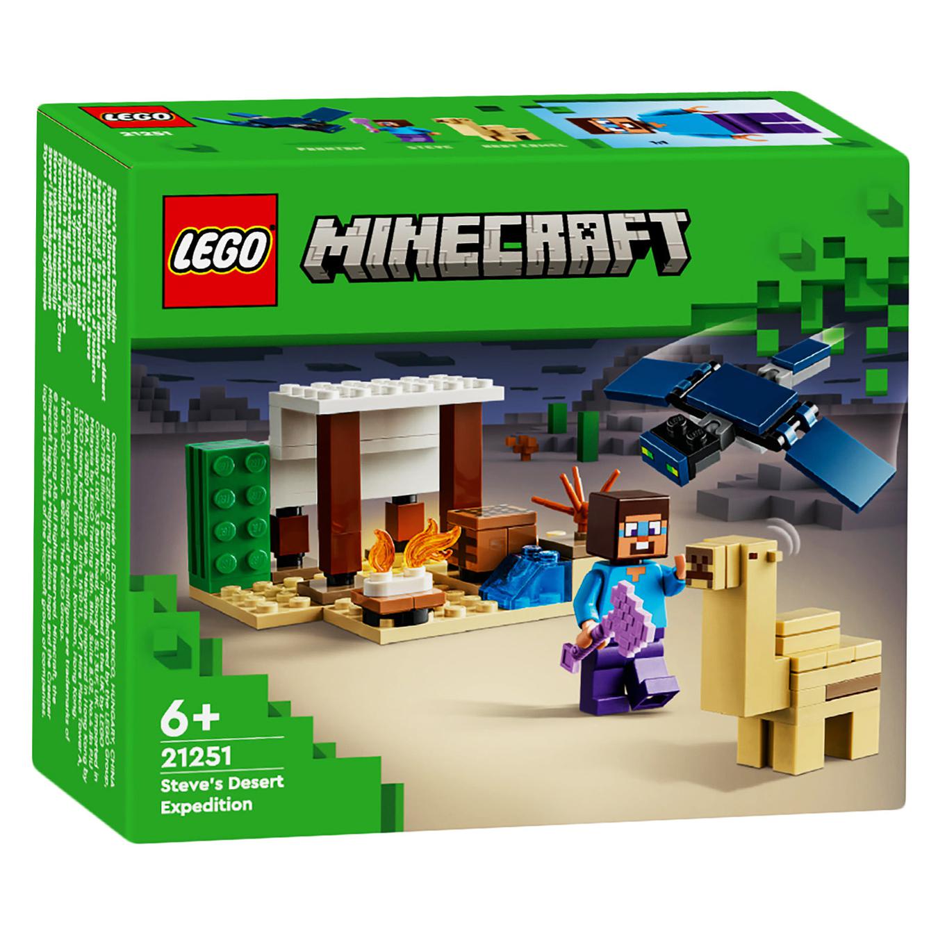 Constructor LEGO Minecraft 21251 Steve's expedition to the desert