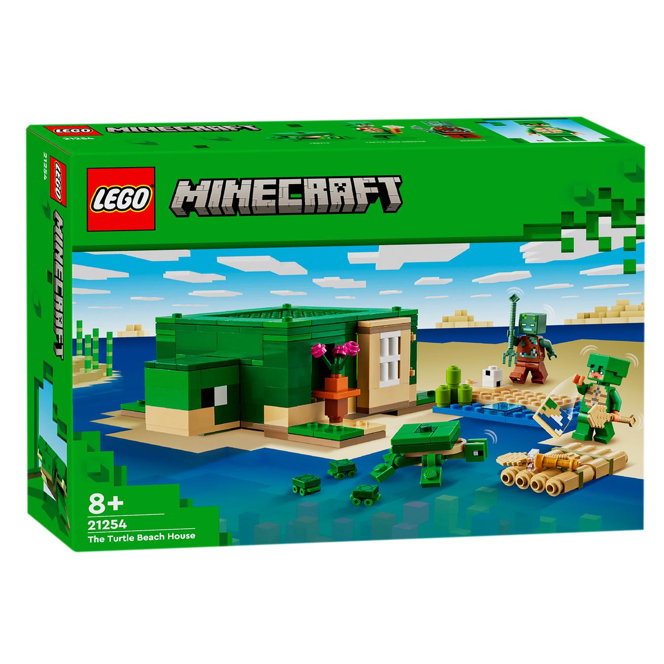 Constructor LEGO Minecraft 21254 Beach house in the shape of a turtle