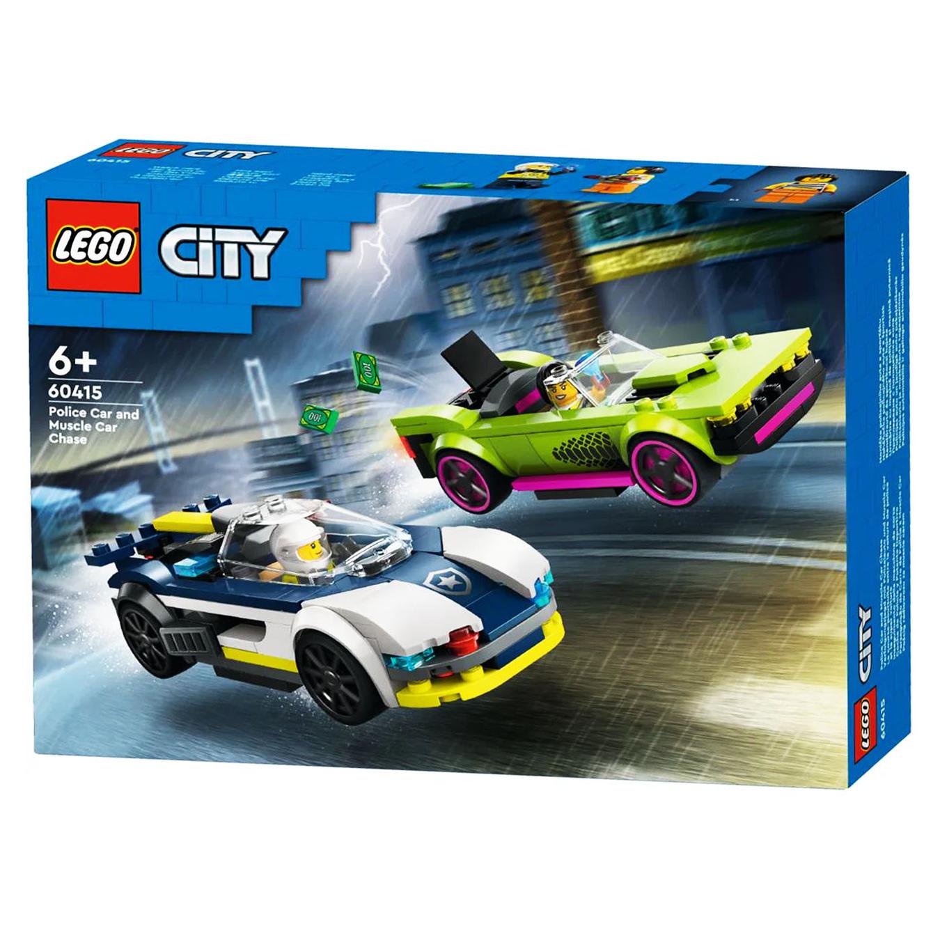 Constructor LEGO City 60415 Pursuit of a muscle car with a police car