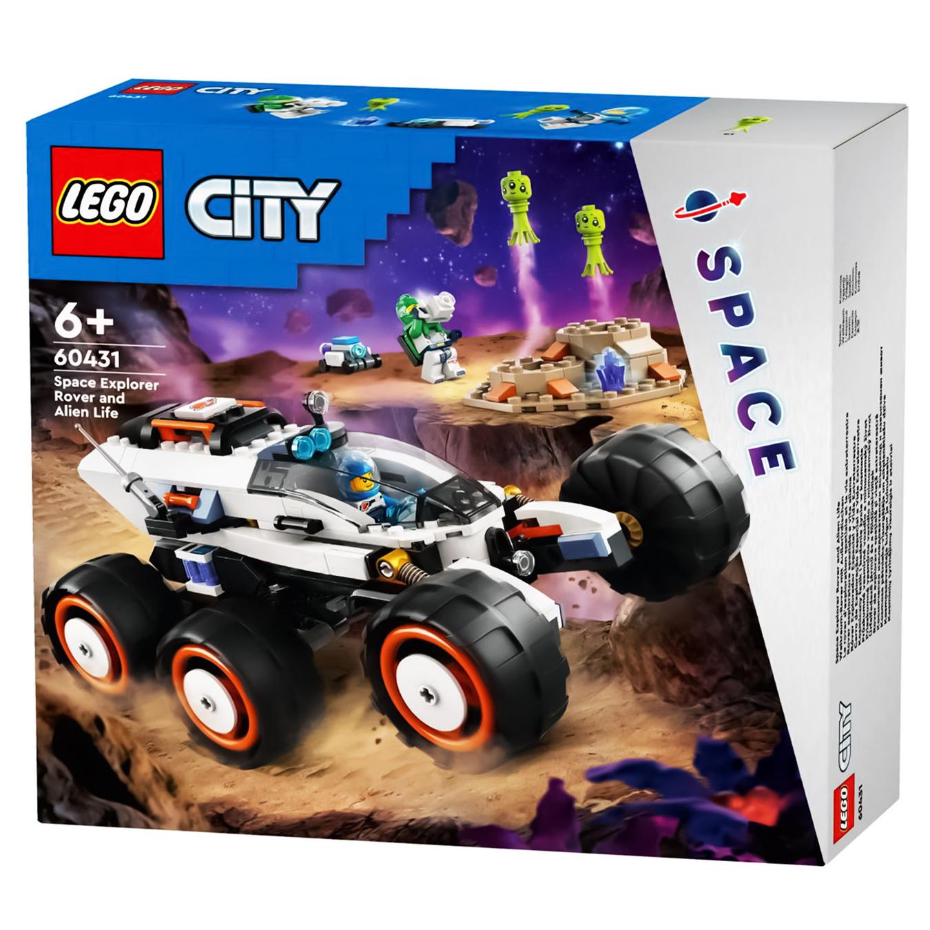 Конструктор LEGO Сити 60431 Космический исследовательский вездеход и инопланетная жизнь