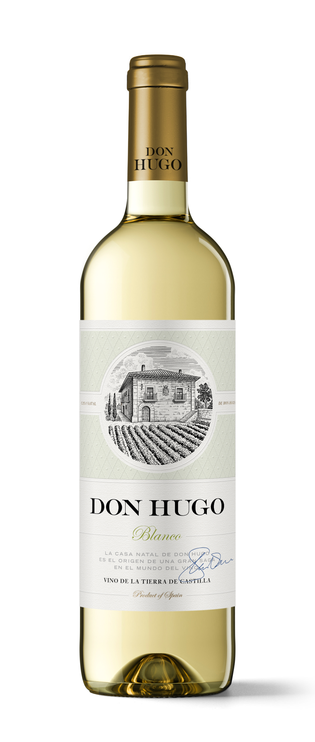 Don Hugo Blanco white dry wine 12% 0.75 l
