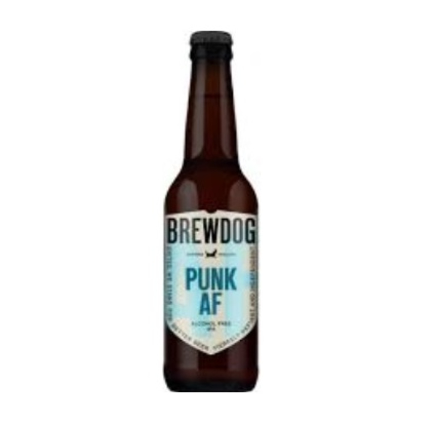 Light non-alcoholic beer BrewDog Punk AF 0.5% 0.33l glass