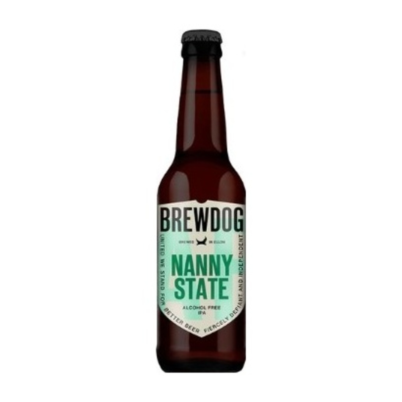 Пиво светлое безалкогольное BrewDog Nanny State 0,5% 0,33л стекло