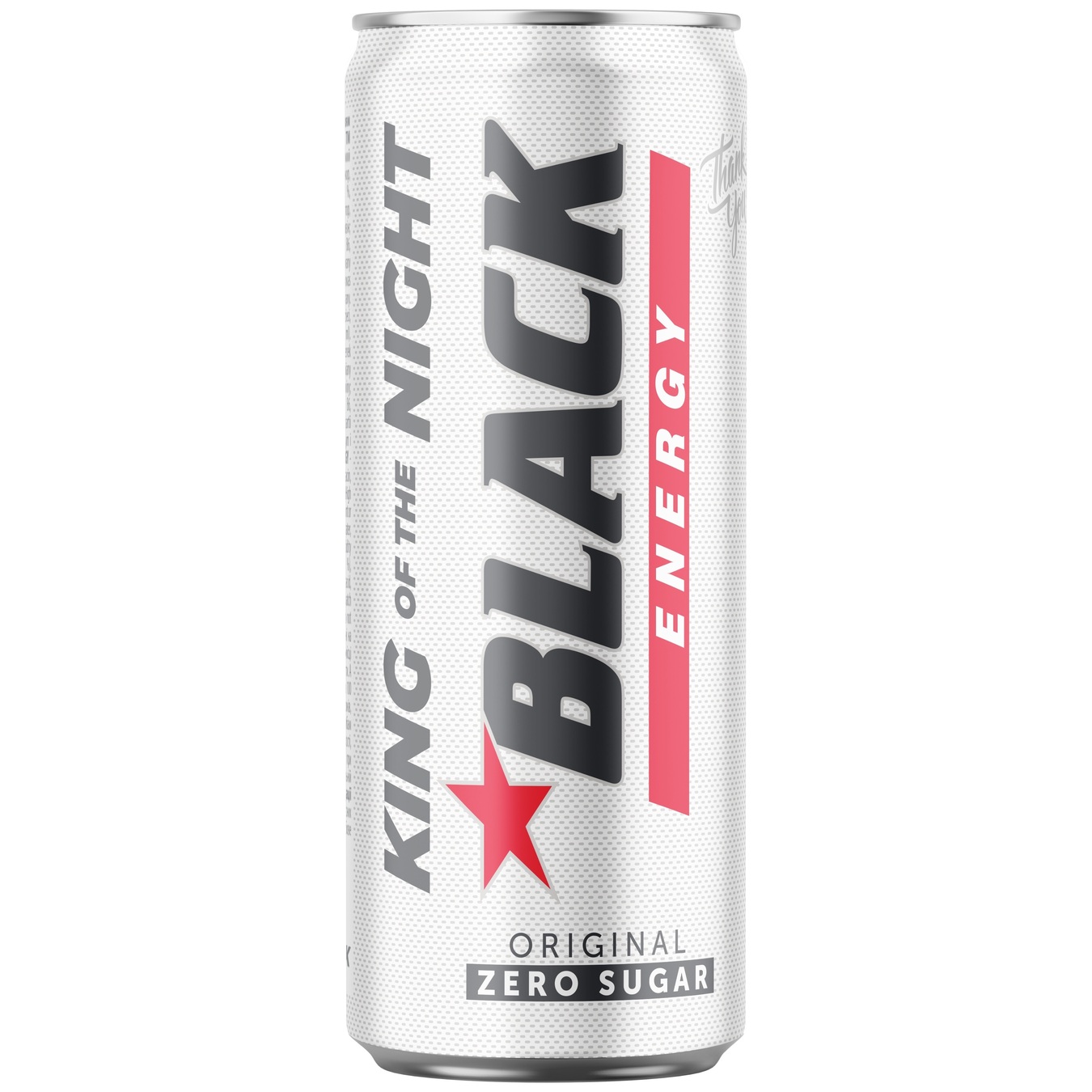 Energy drink Black Energy Original Zero 0.25 l iron can