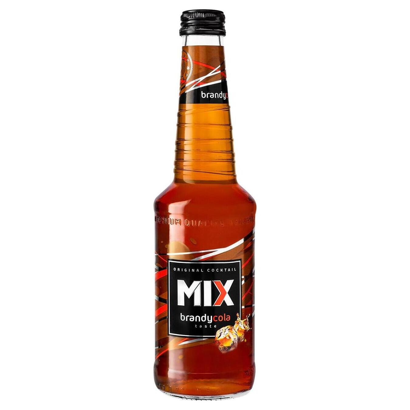 Low-alcohol drink MIX brandy cola 4% 0.33l glass