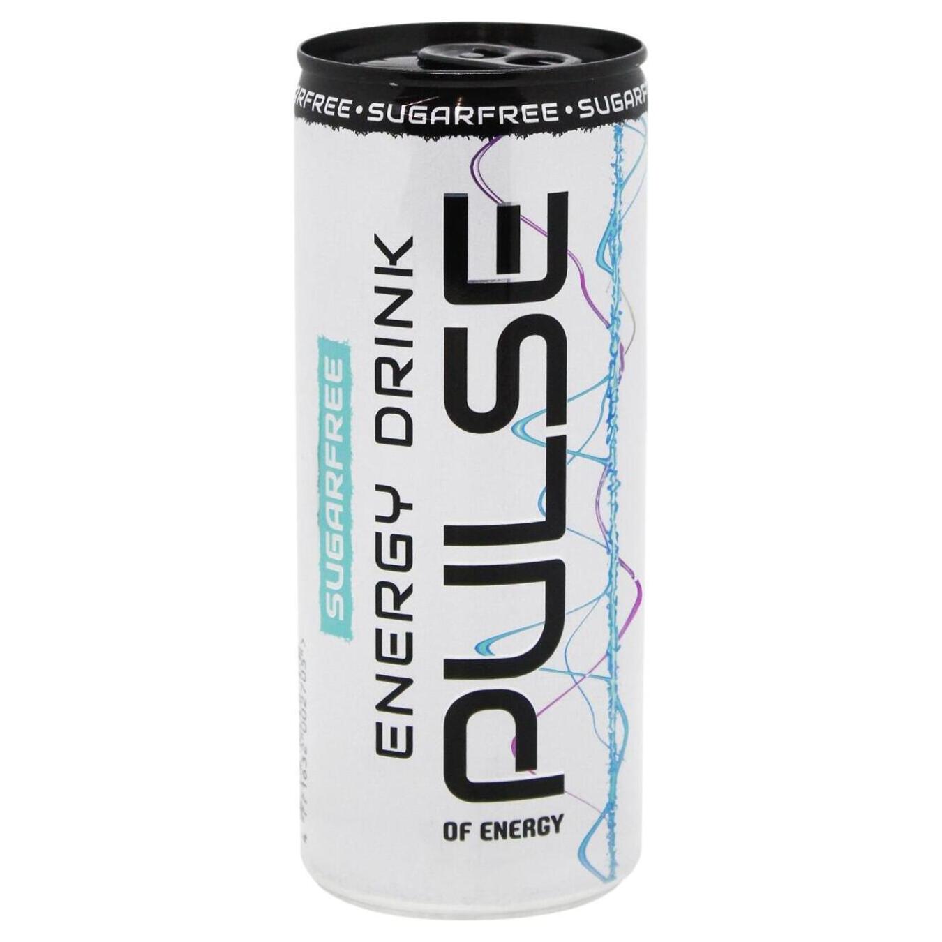 Energy drink Pulse without sugar 0.25 l iron can