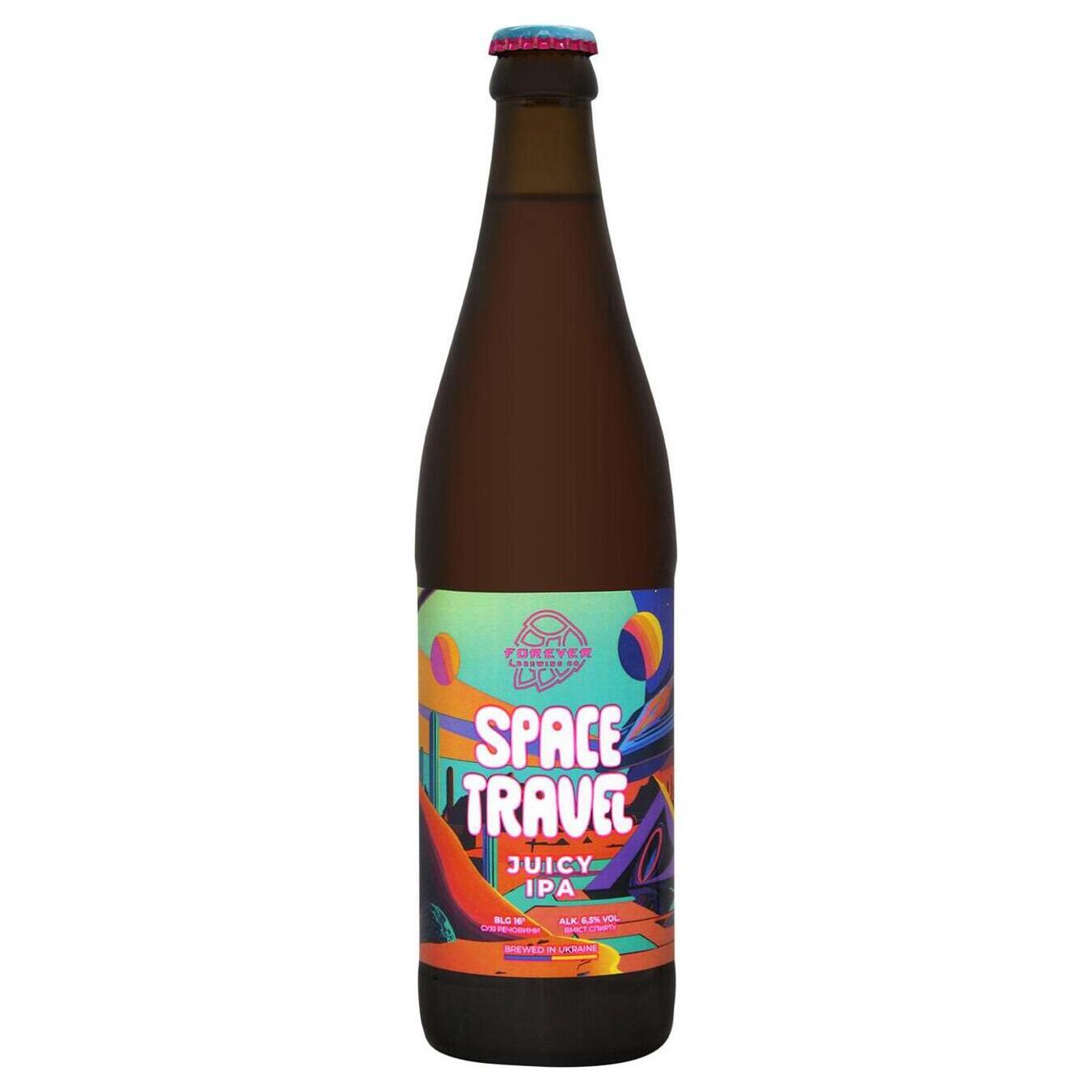Light beer Forever Space Travel unfiltered 6.5% 0.5l glass
