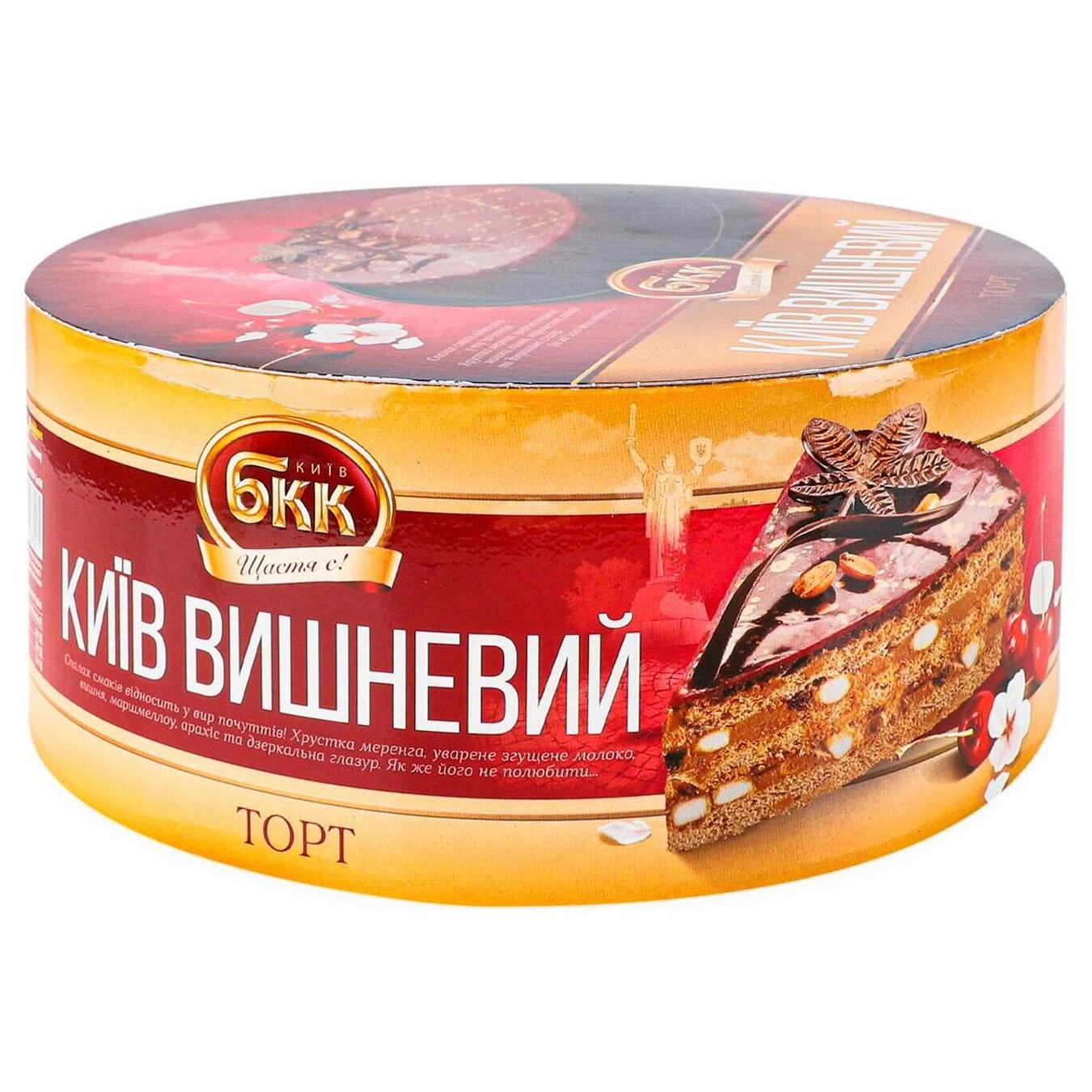 Торт БКК Киев вишневый 450г