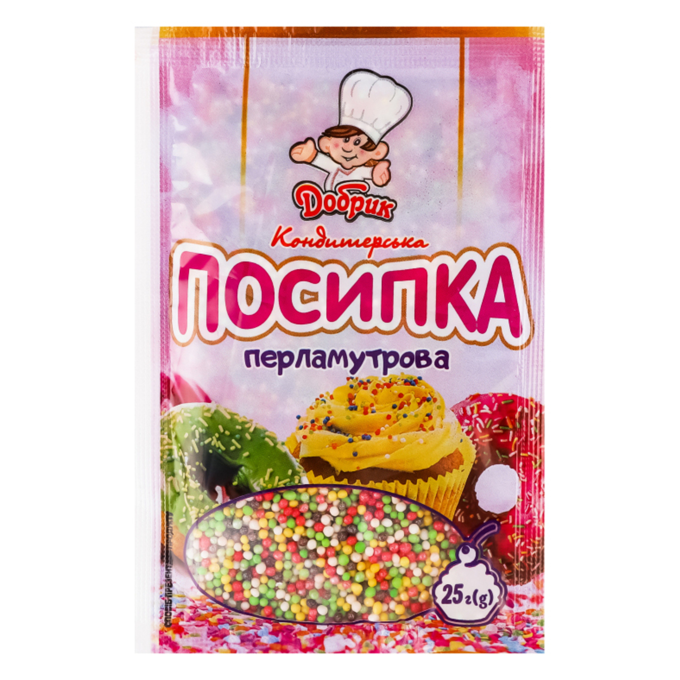 Sprinkle confectionery Dobrik Assorted mother-of-pearl 25g