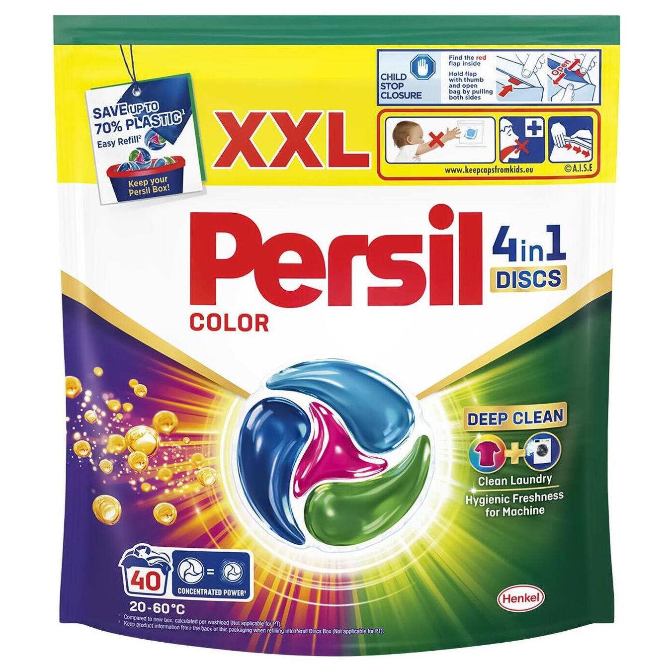 Capsules for washing Persil Discs Color 40 pcs