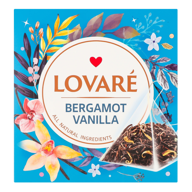 Lovare Black tea vanilla-bergamot 15pcs 2g