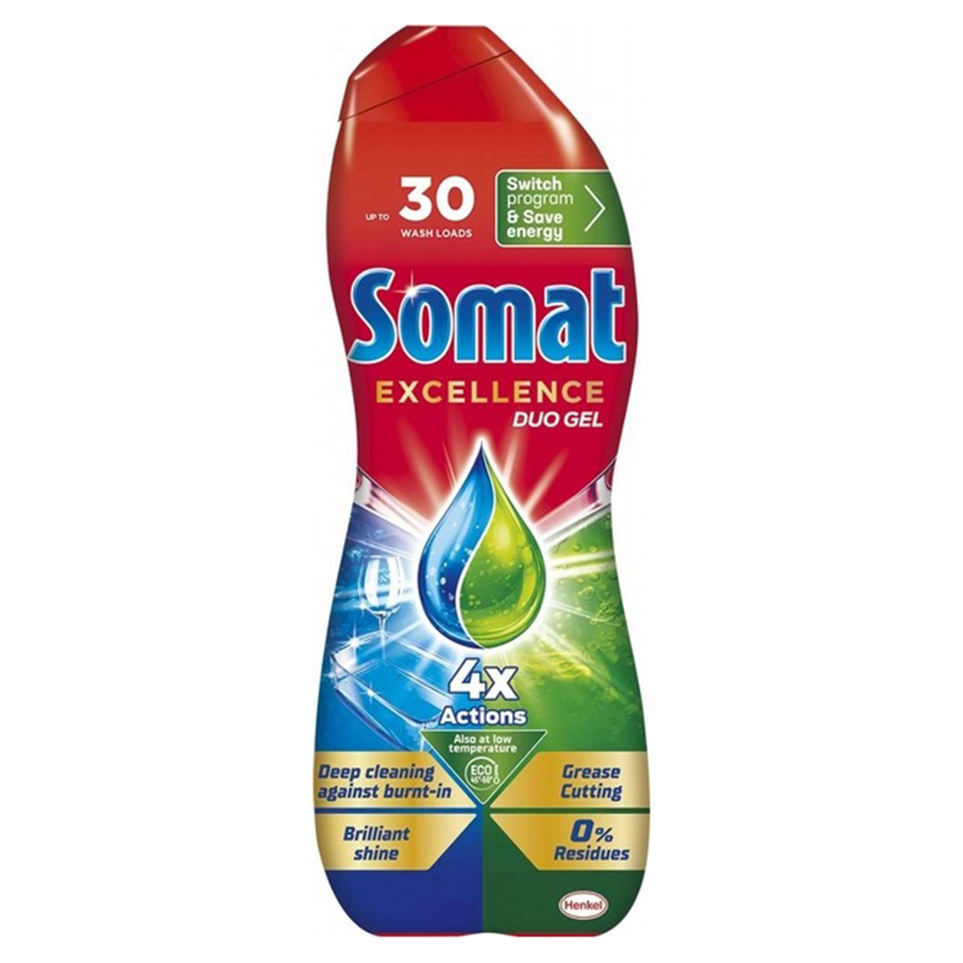 Somat Gel for washing dishes Excellence Duo Gel in a dishwasher 540 ml