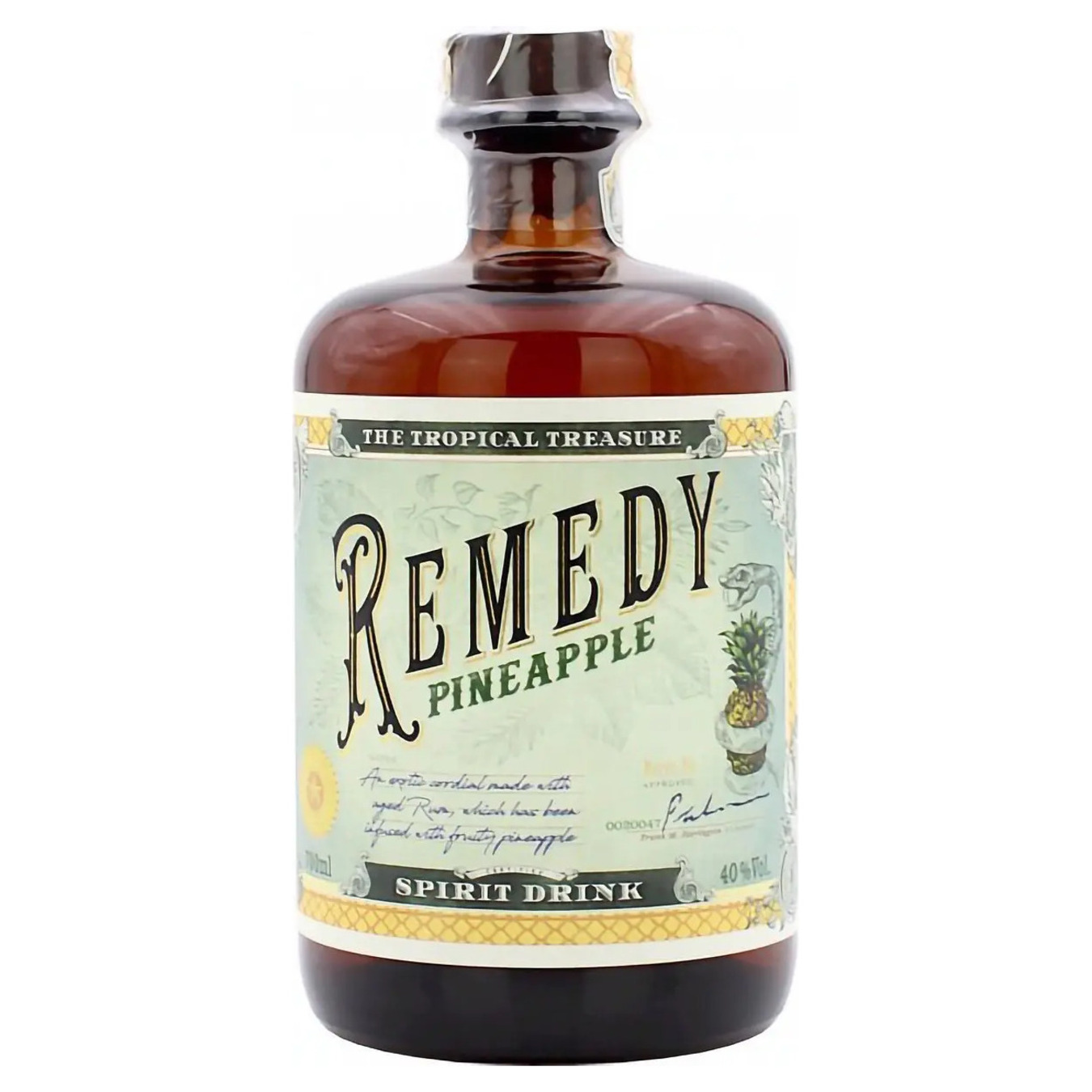 Rum Remedy Pineapple 40% 0.7 l