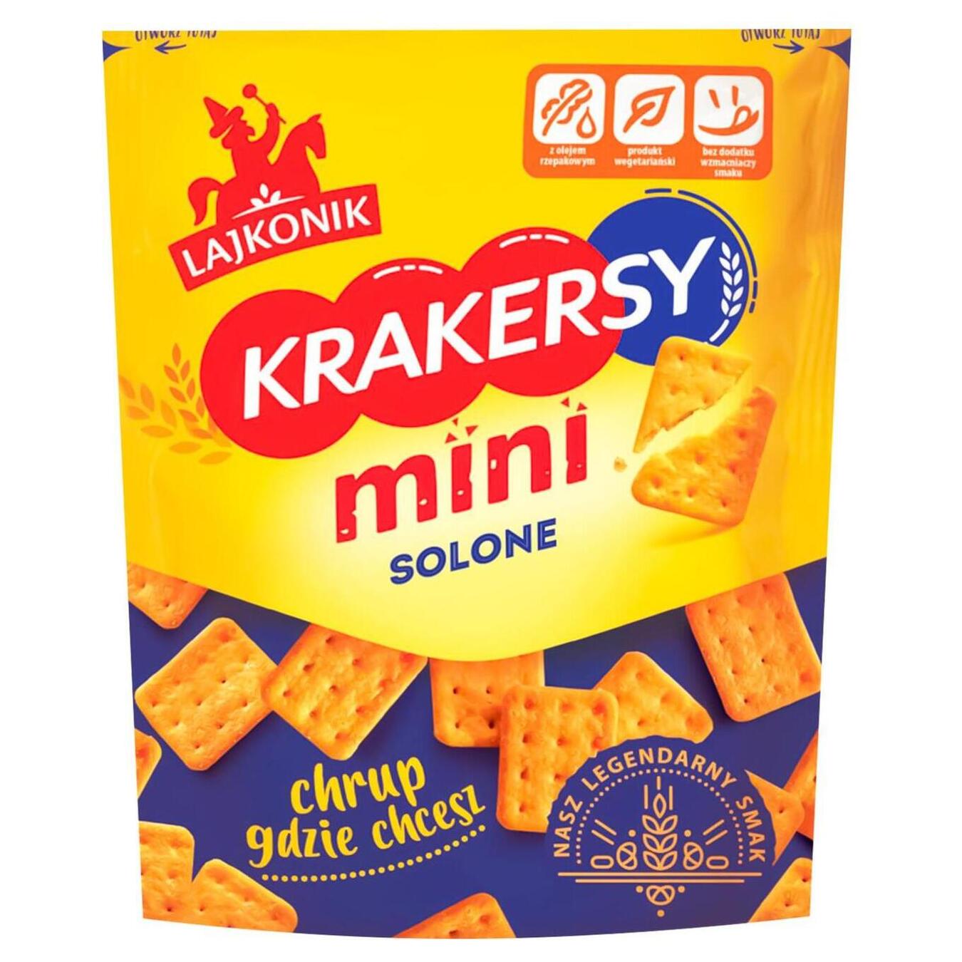 Cracker Lajkonik mini salty 100g