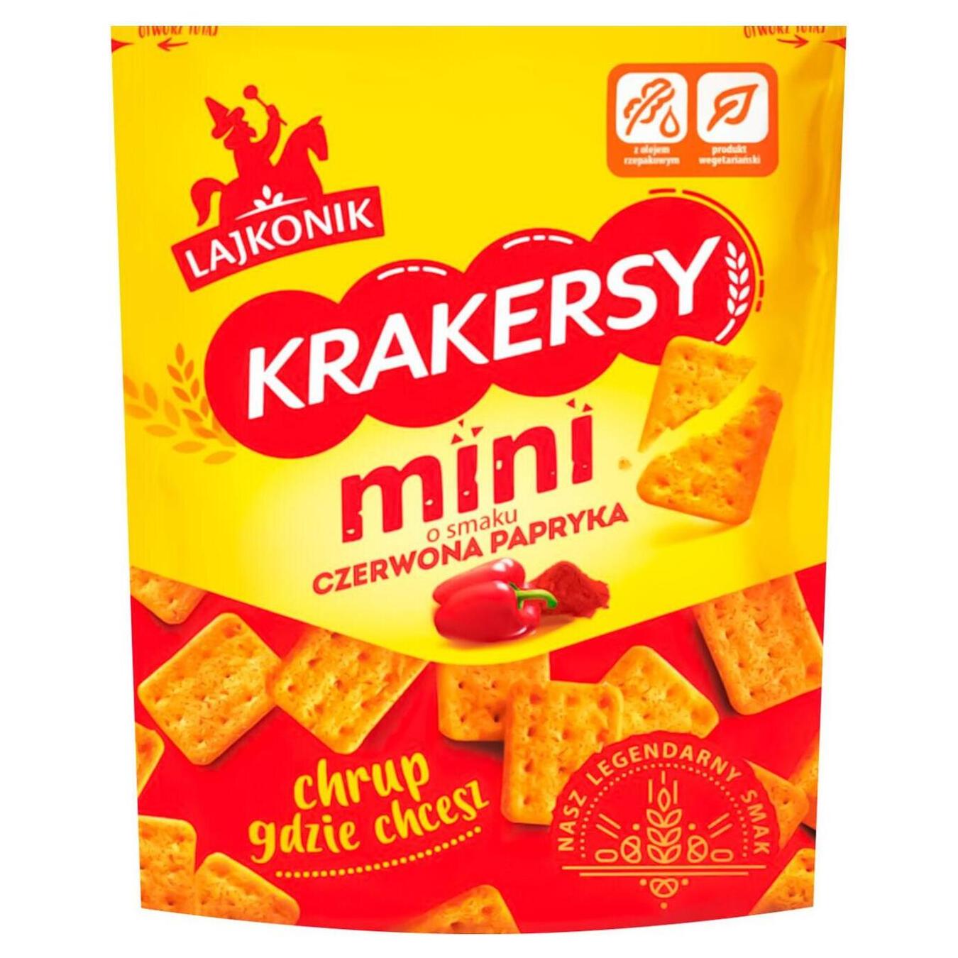 Крекер Lajkonik мини вкус паприки 100г
