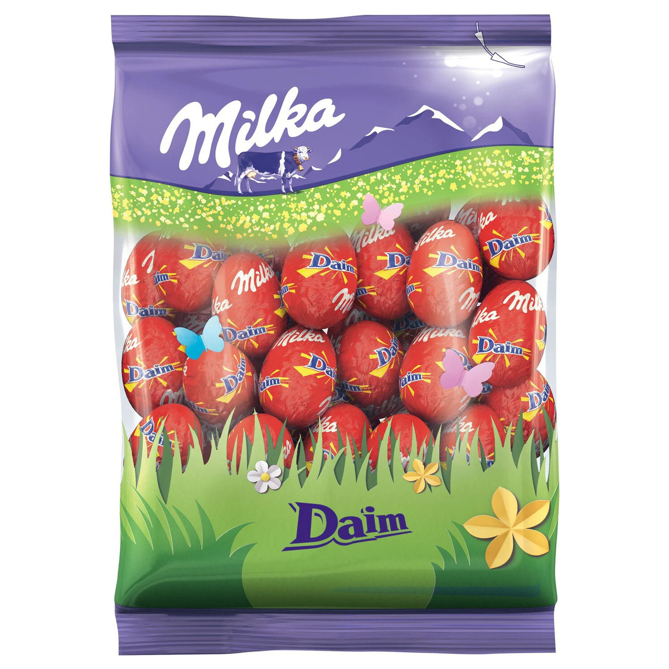 Цукерки Milka Small Daim Eggs з молочного шоколаду 350г