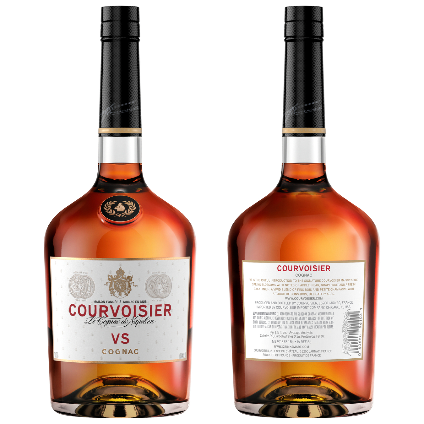 Cognac Courvoisier V.S. 40% 1l