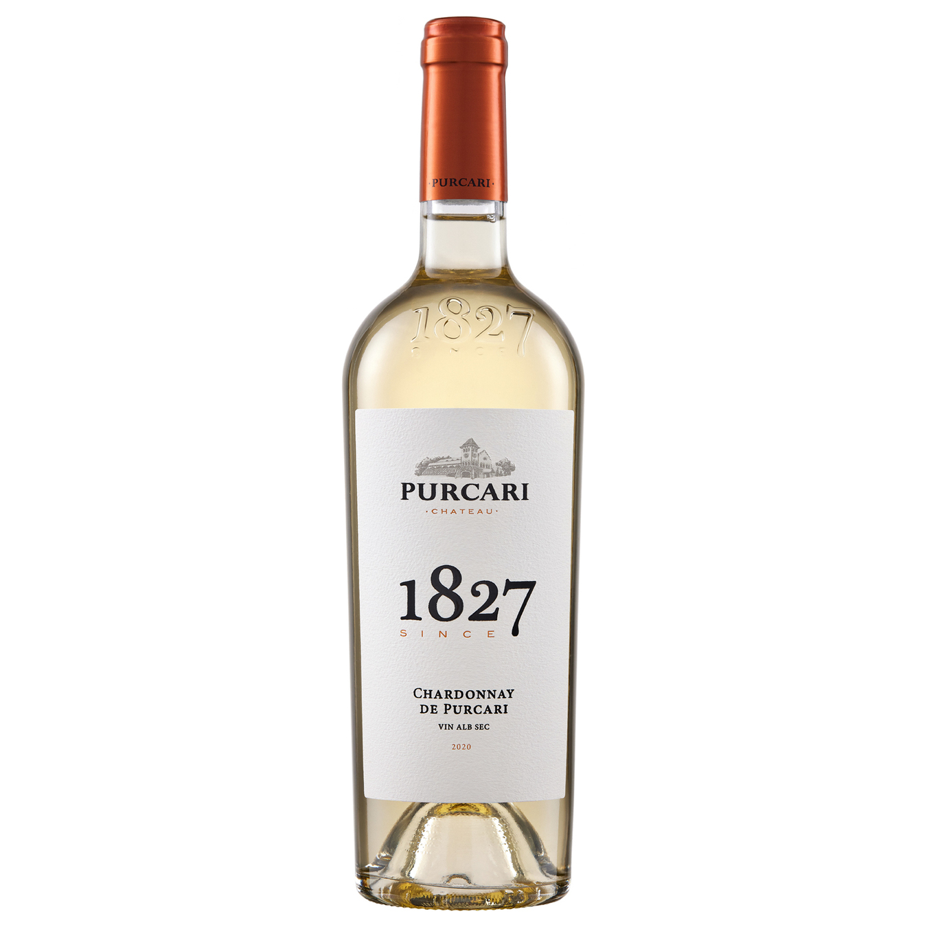 Purcari Chardonnay white dry wine 13% 0.75 l