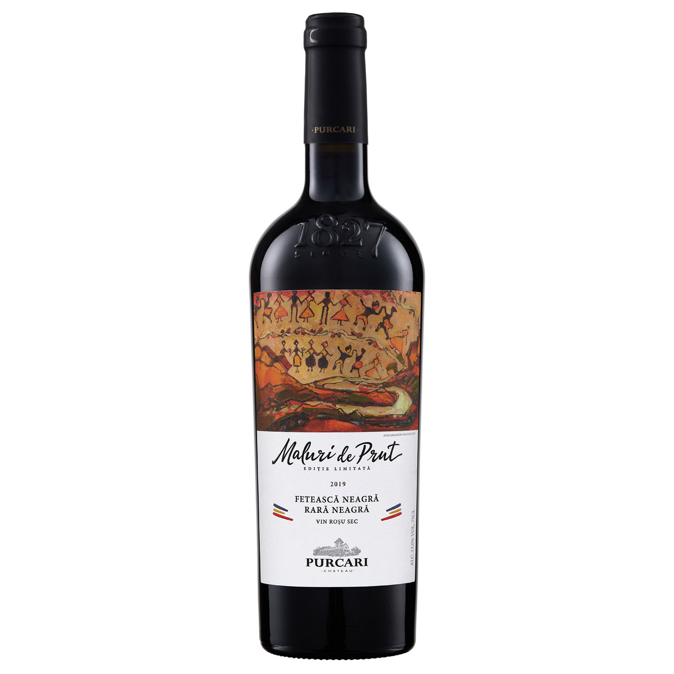 Вино Purcari Maluri de Prut Feteasca Neagra-Rara Neagra червоне сухе 13% 0,75л