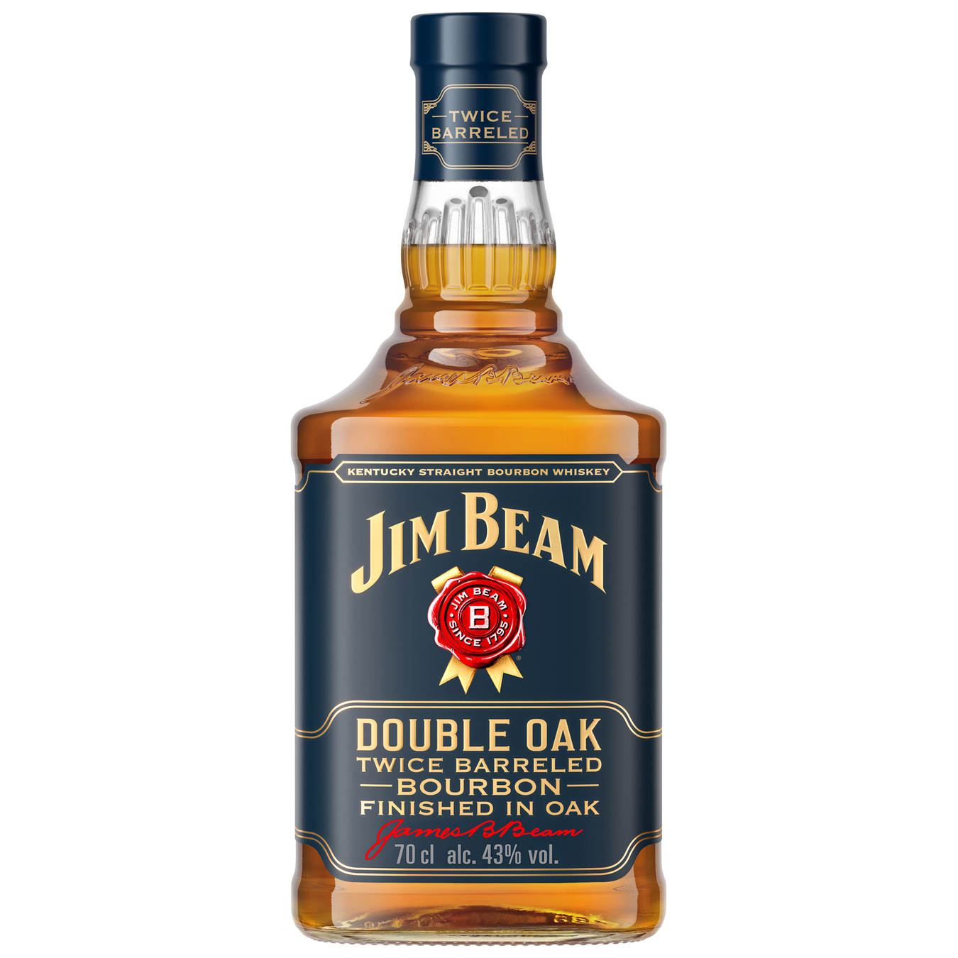 Віскі бурбон Jim Beam Double Oak 43% 0,7л