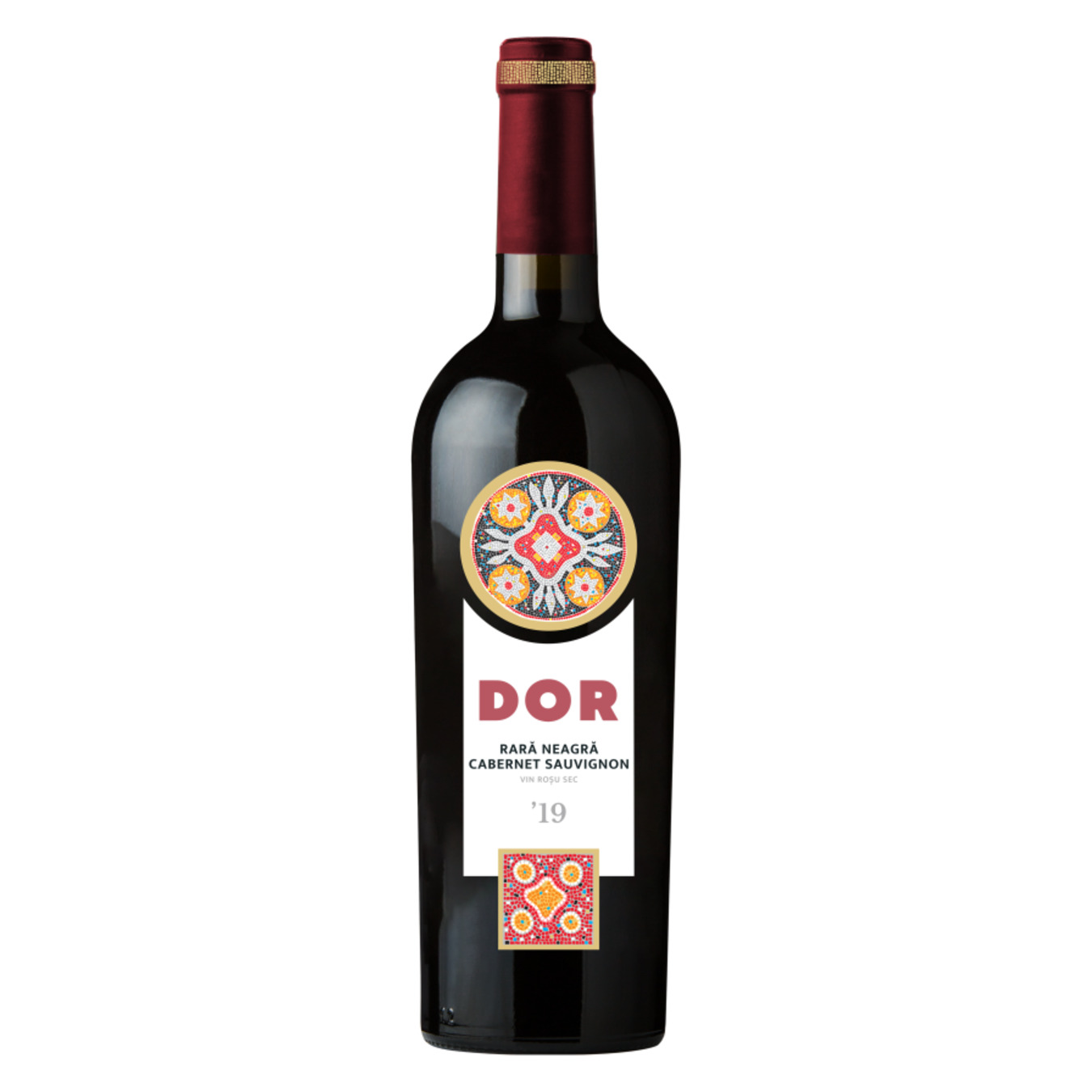 Вино Bostavan DOR Rara Neagra-Cabernet Sauvignon червоне сухе 13,5% 0,75л