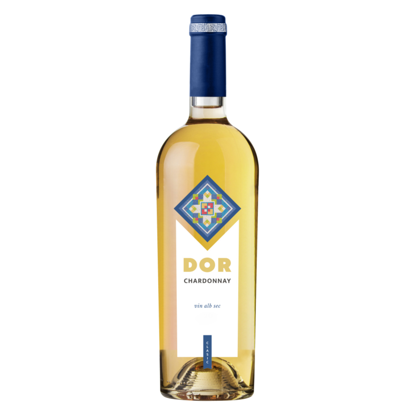 Вино Bostavan Chardonnay біле сухе 13,5% 0,75л