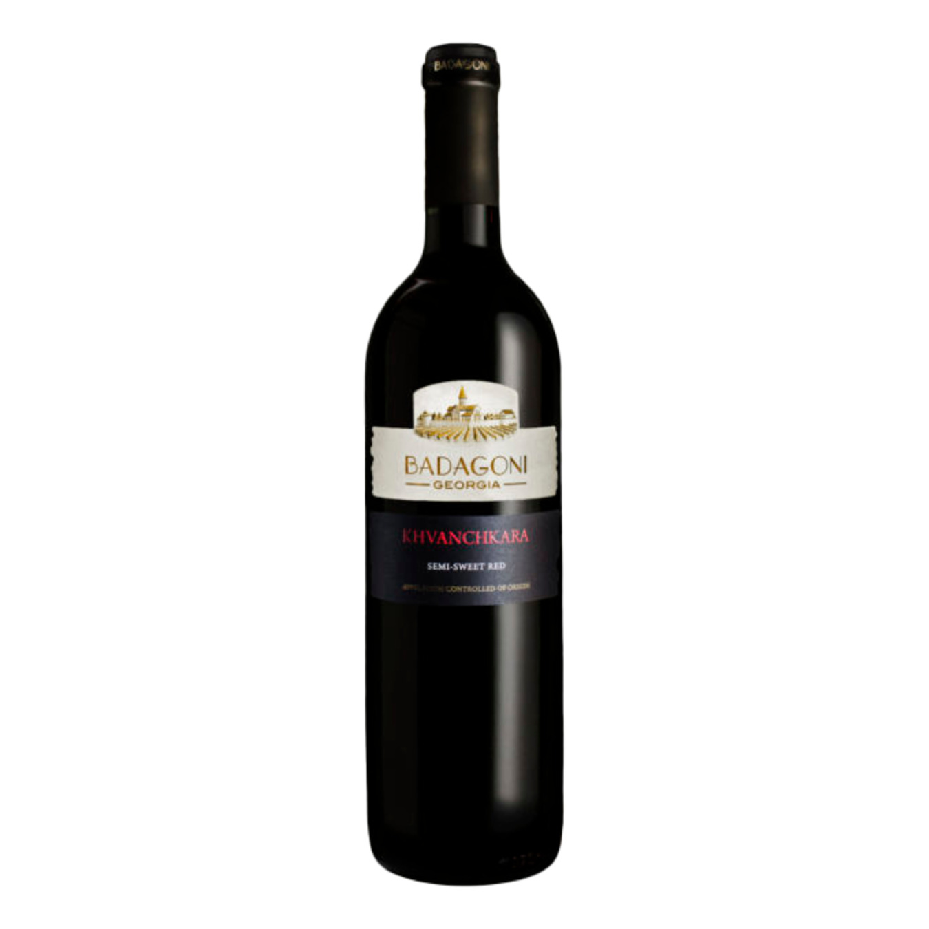 Вино Badagoni Хванчкара червоне напівсолодке 12% 0,75л