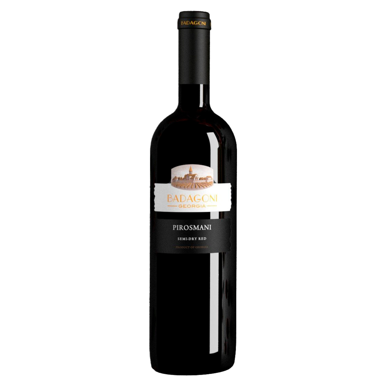 Вино Badagoni Пиросмани красное полусухое 12% 0,75л