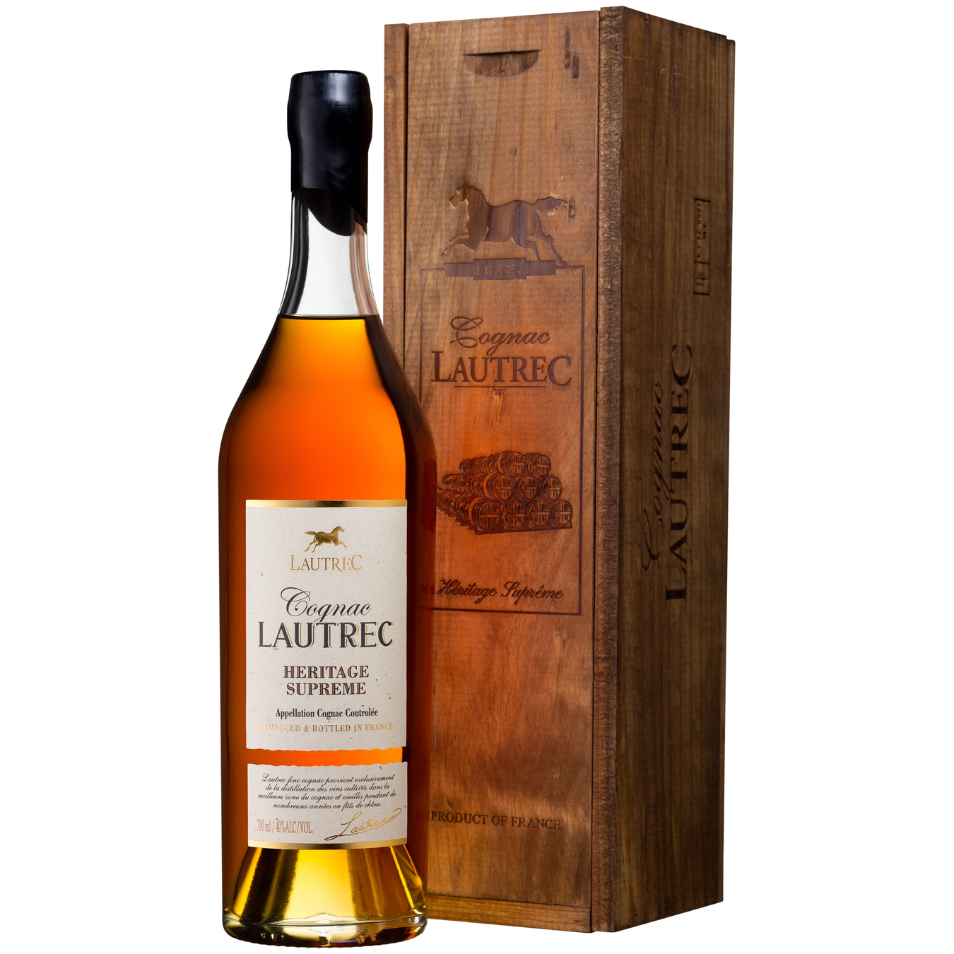 Cognac Lautrec Heritage Supreme XO 40% 0.7 l in a box