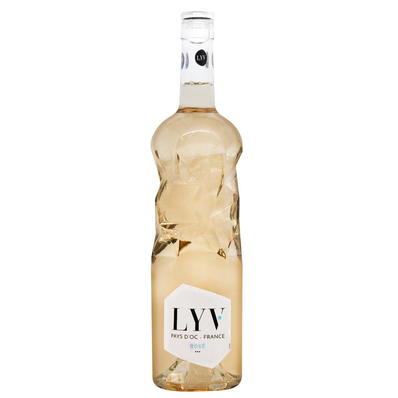 Вино LYV розовое сухое 12% 0,75л