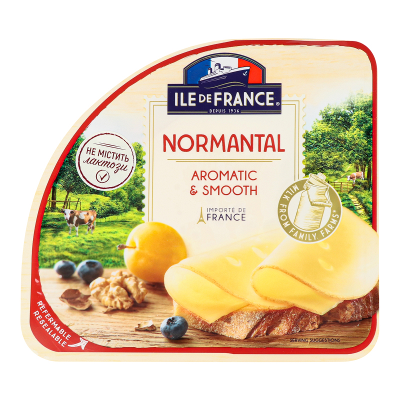 Ile De France semi-hard Normantal cheese 57% 150g