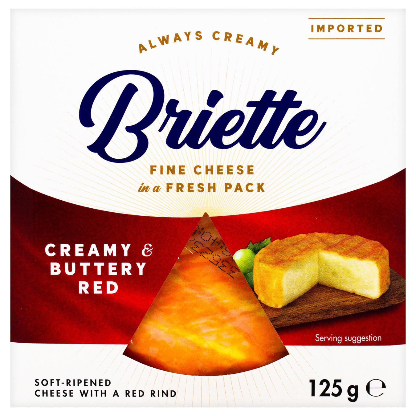 Сыр Briette Creamy & Butter Red Kaserei 60% 125г