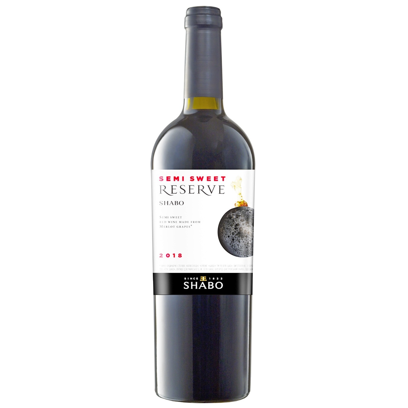 Вино Шабо Limited Edition Мерло червоне напівсолодке 9-13% 0,75л