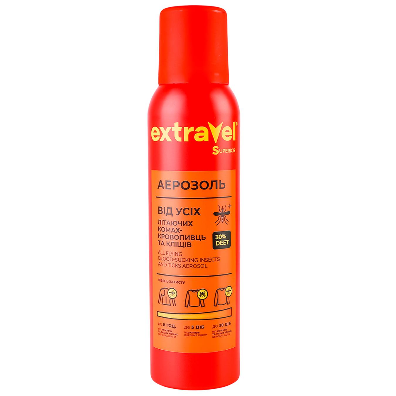 Aerosol repellent Extravel Superior against all flying blood-sucking insects and ticks 100ml