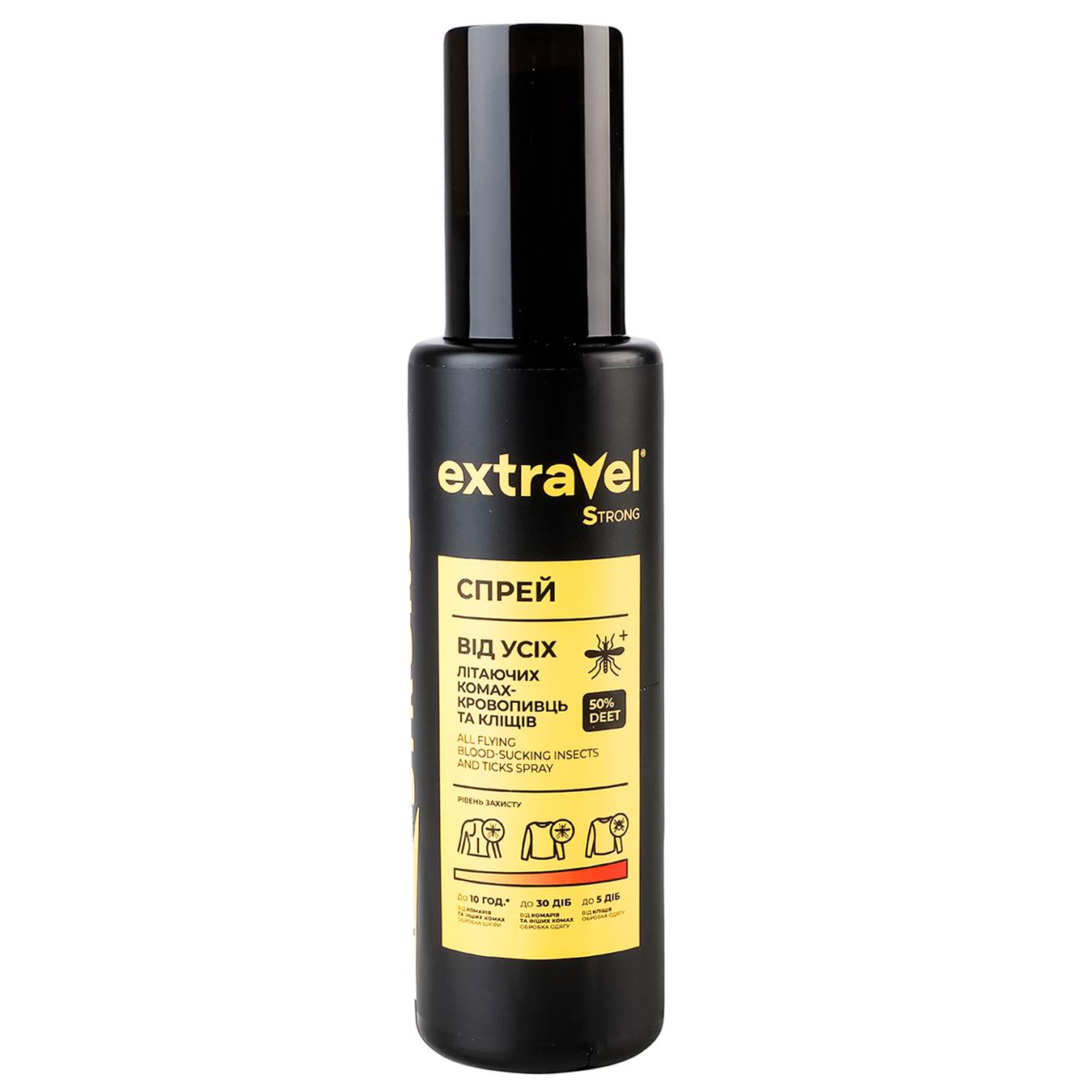 Extravel Strong spray against all flying blood-sucking insects and ticks for extreme conditions 100ml