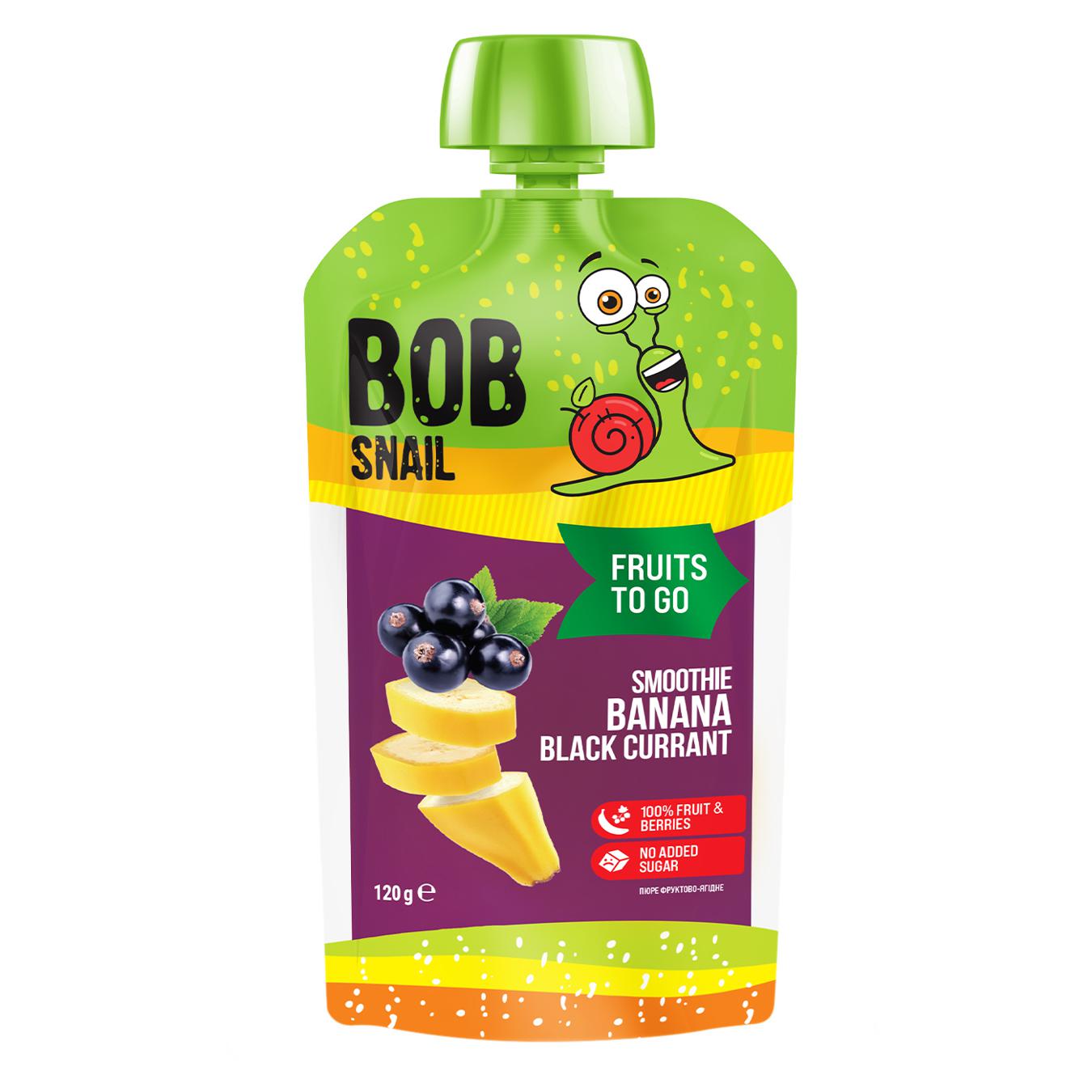 Smoothie Bob Snail banana-blackcurrant 0.12 l doi-pak