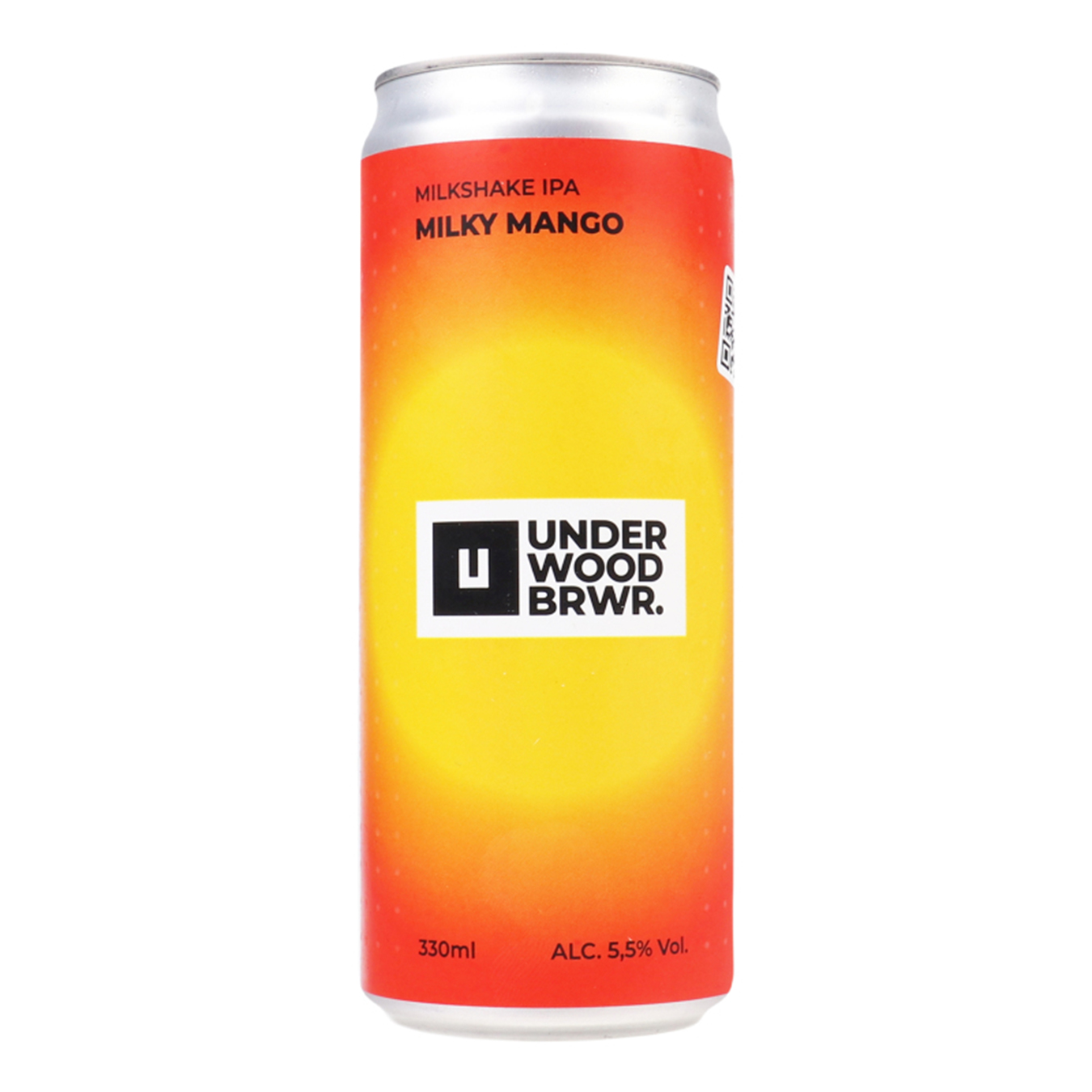 Light beer Underwood BREWERY Milky Mango 5% 0.33l iron can