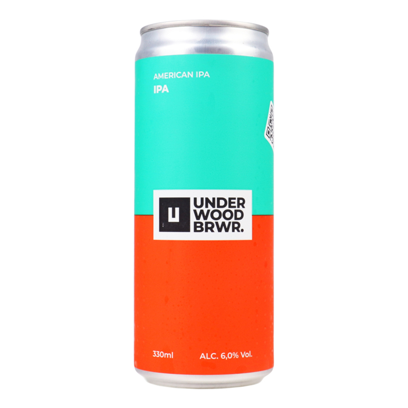 Пиво светлое Underwood BREWERY IPA 6% 0,33л железная банка
