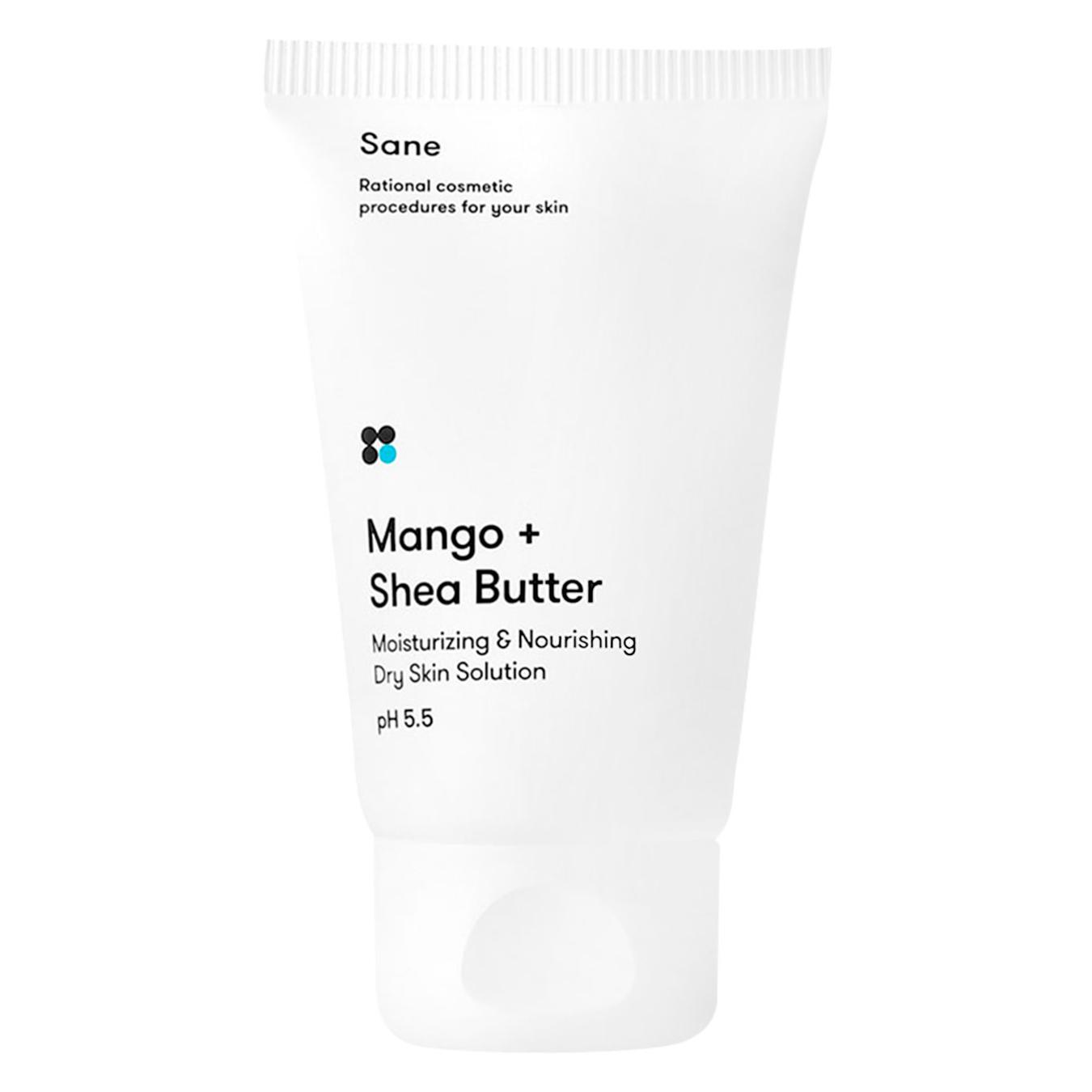 Sane cream for dry face skin with mango + shea butter 40 ml