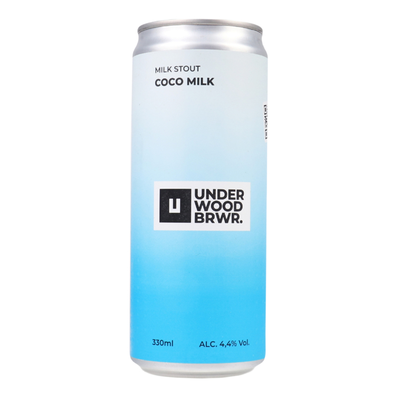 Пиво темное Underwood BREWERY Milk Stout 4,4% 0,33л железная банка