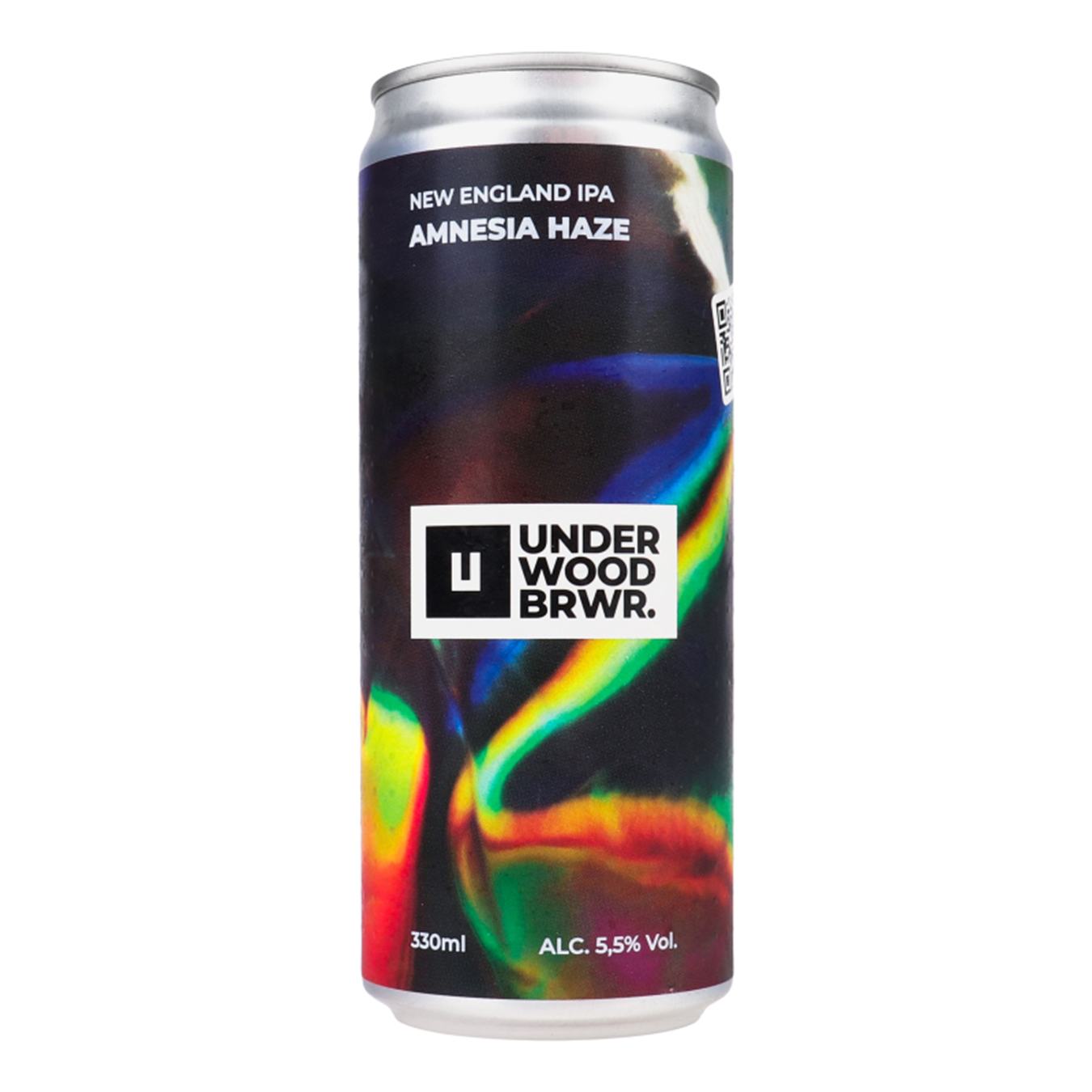 Пиво светлое Underwood BREWERY Amnesia Haze 5% 0,33л железная банка