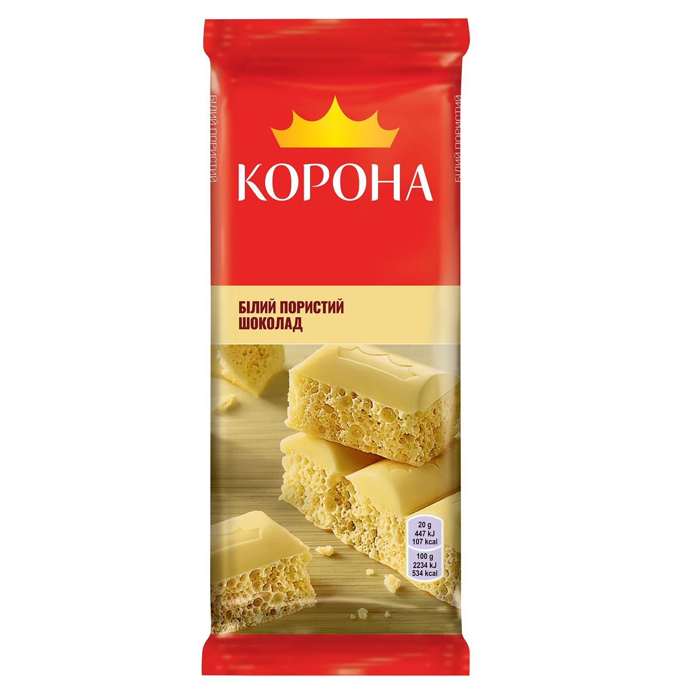 Korona air white chocolate 80g