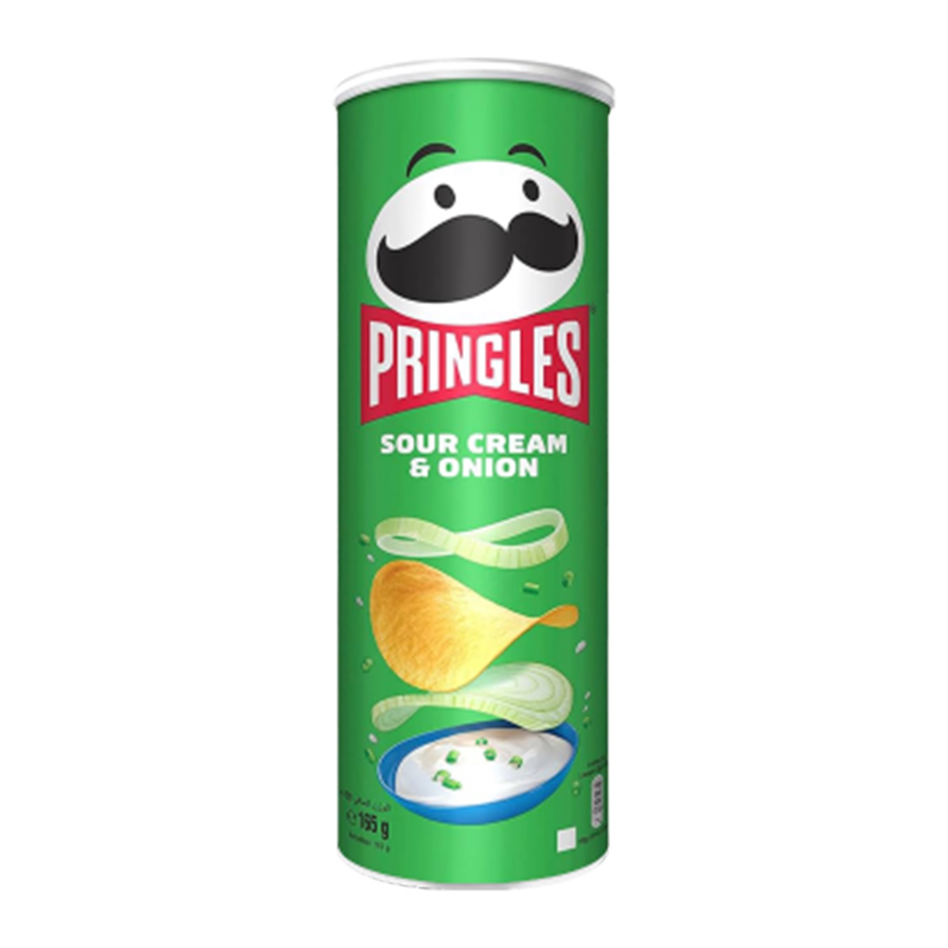 Pringles Potato chips with sour cream and onion taste 165g
