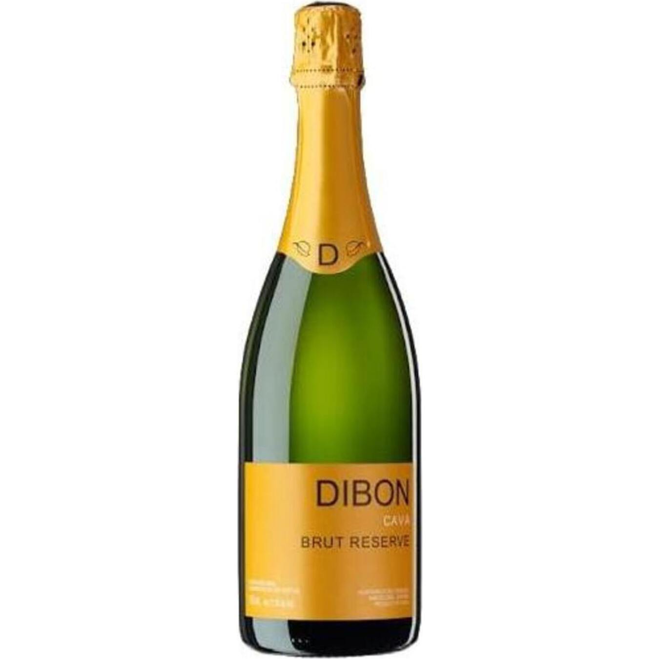Вино игристе Dibon Brut Reserva белое сухое 11,5% 0,75л