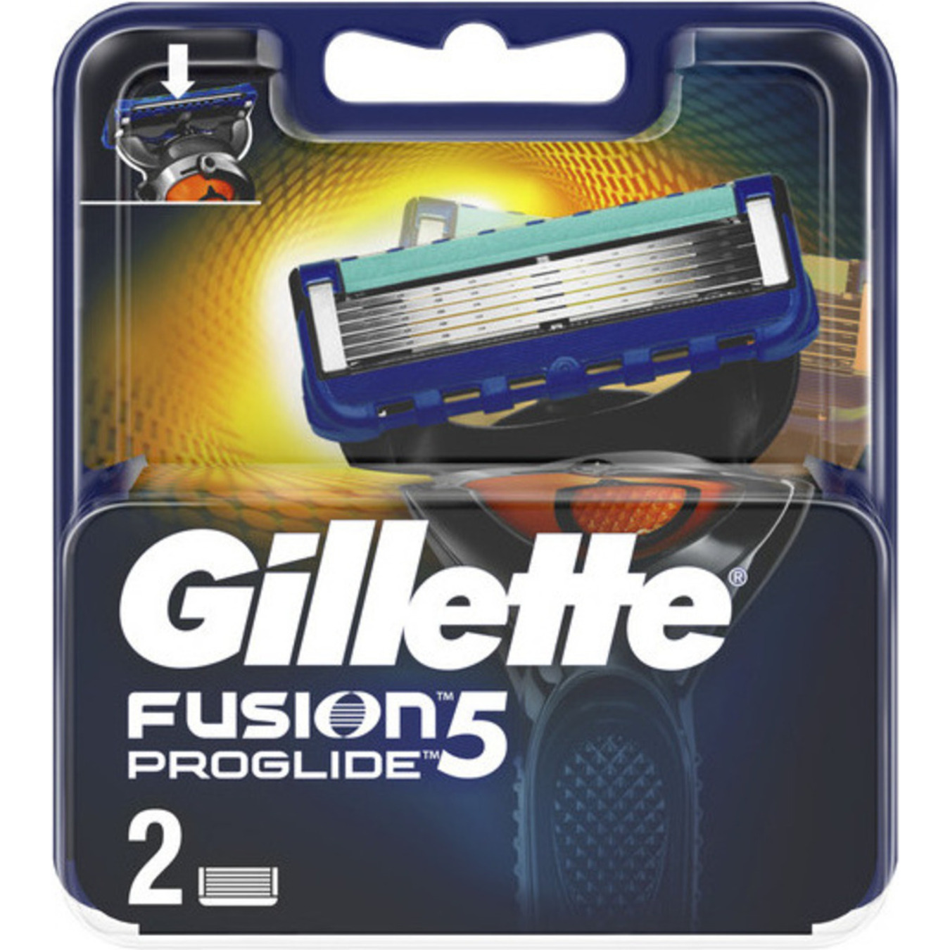 Картриджи Gillette Fusion 5 ProGlide для бритья сменные 2шт